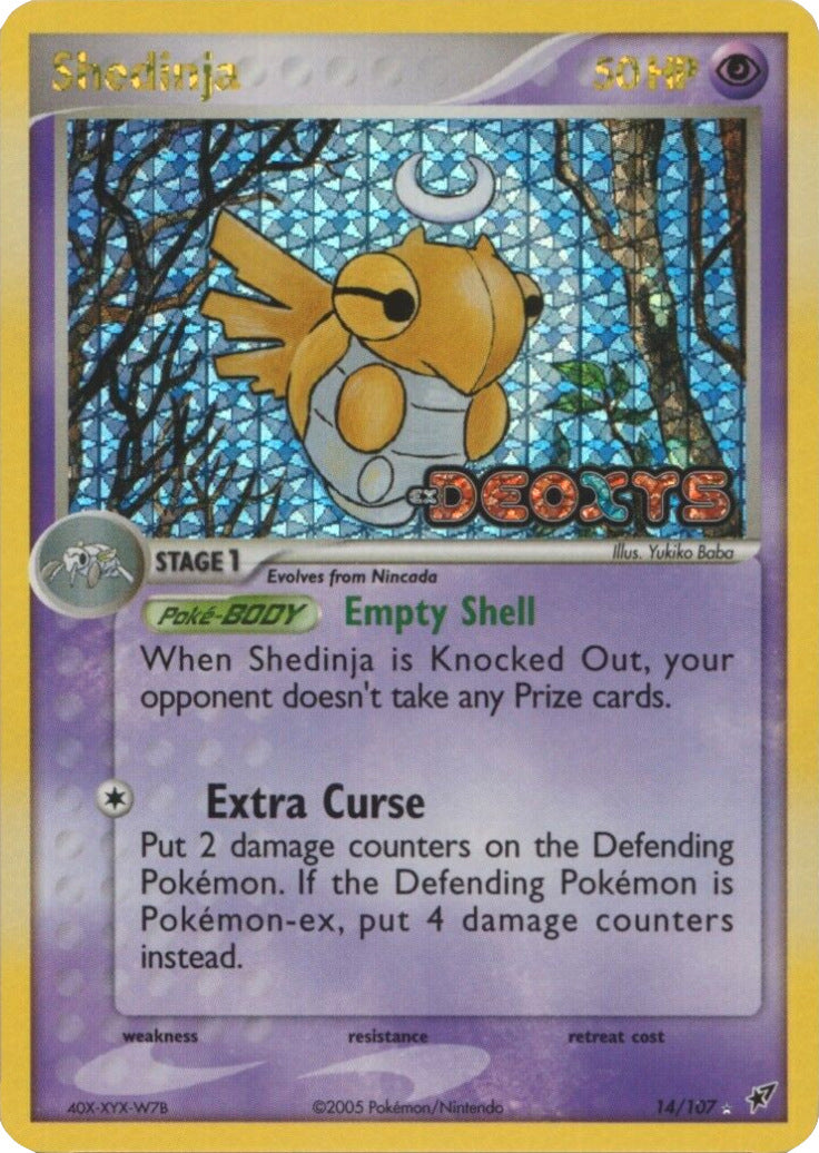 Shedinja (14/107) (Stamped) [EX: Deoxys] | Tabernacle Games