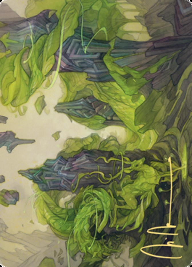 Reclaim the Wastes Art Card (Gold-Stamped Signature) [Zendikar Rising Art Series] | Tabernacle Games