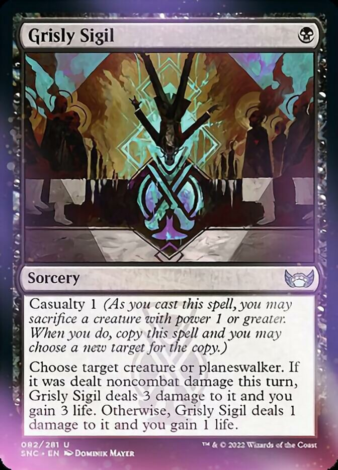 Grisly Sigil [Streets of New Capenna] | Tabernacle Games