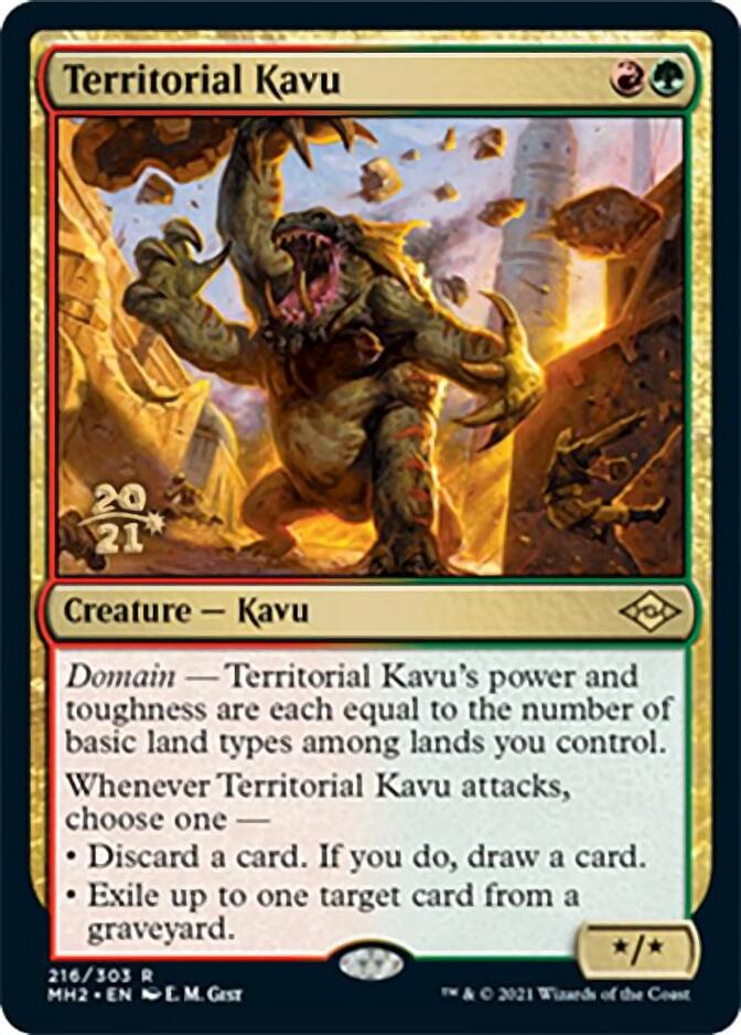 Territorial Kavu [Modern Horizons 2 Prerelease Promos] | Tabernacle Games