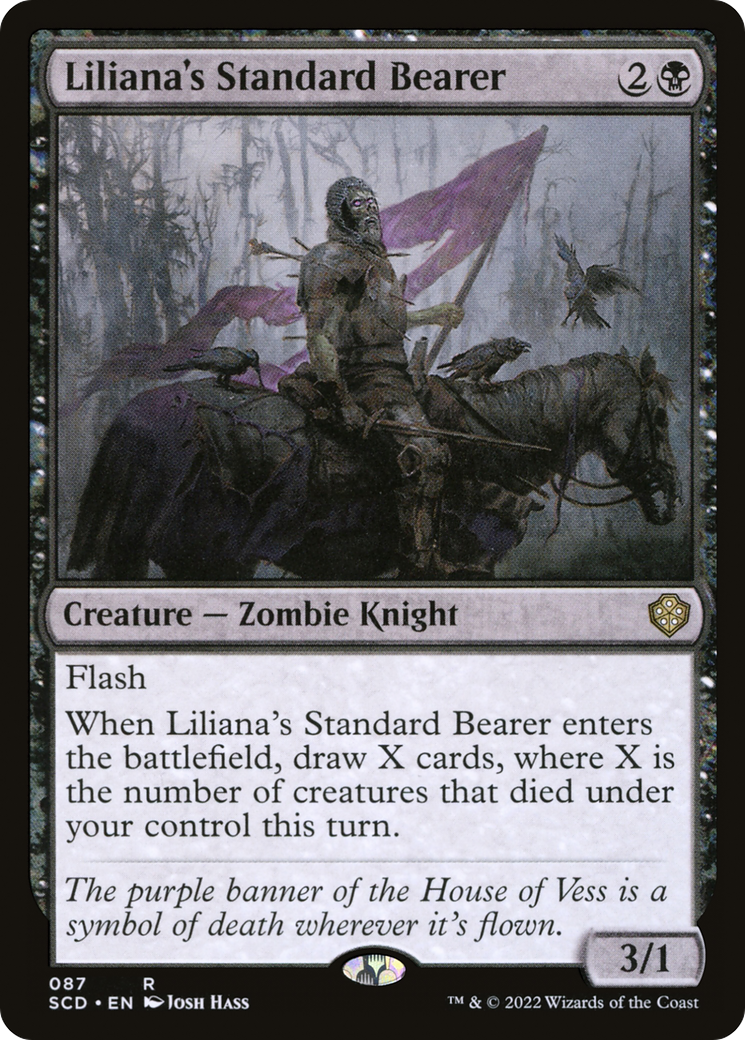 Liliana's Standard Bearer [Starter Commander Decks] | Tabernacle Games