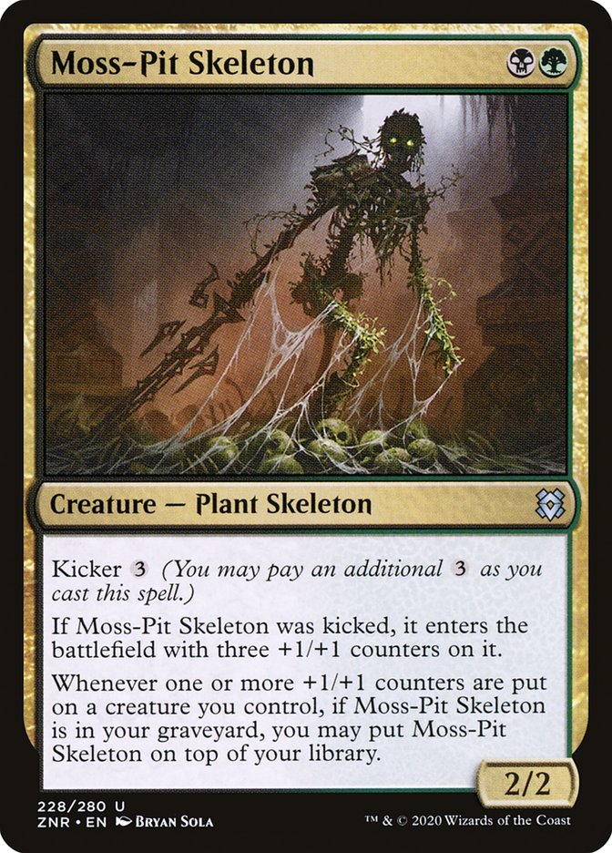 Moss-Pit Skeleton [Zendikar Rising] | Tabernacle Games
