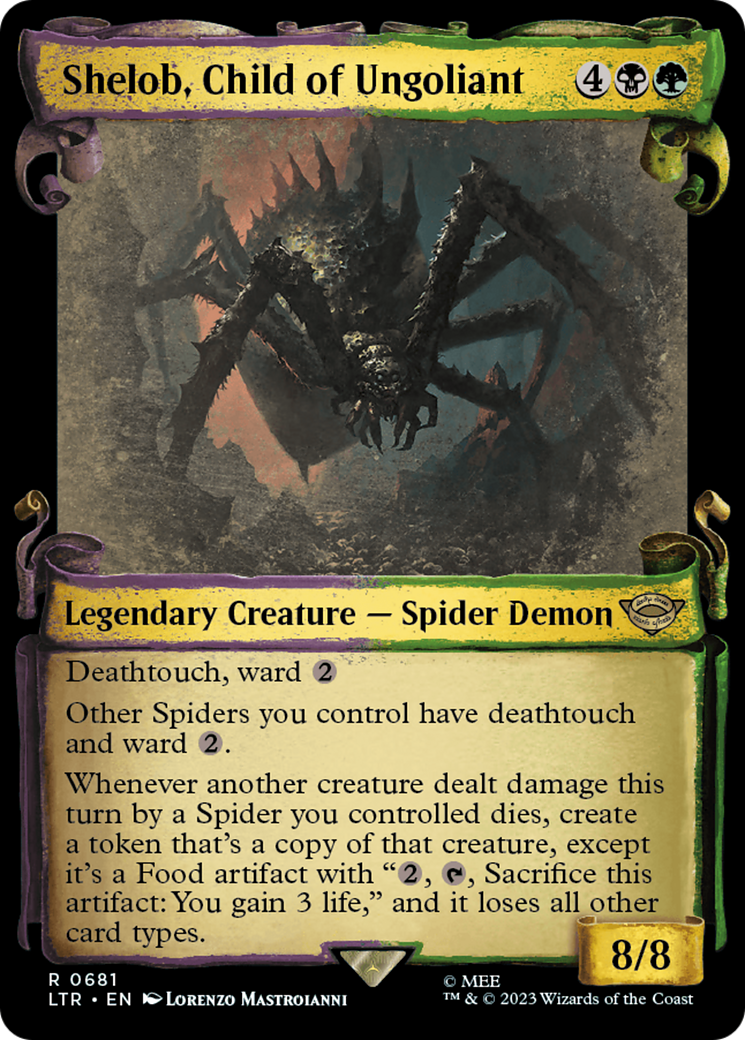 Shelob, Child of Ungoliant [The Lord of the Rings: Tales of Middle-Earth Showcase Scrolls] | Tabernacle Games