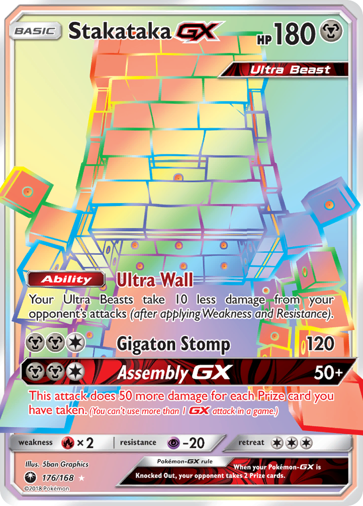 Stakataka GX (176/168) [Sun & Moon: Celestial Storm] | Tabernacle Games