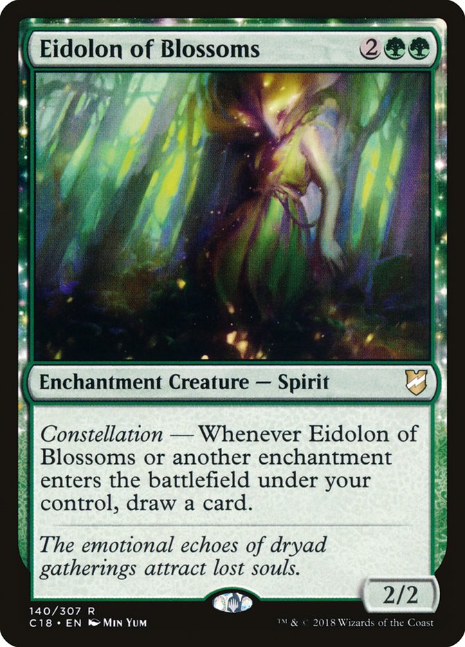 Eidolon of Blossoms [Commander 2018] | Tabernacle Games