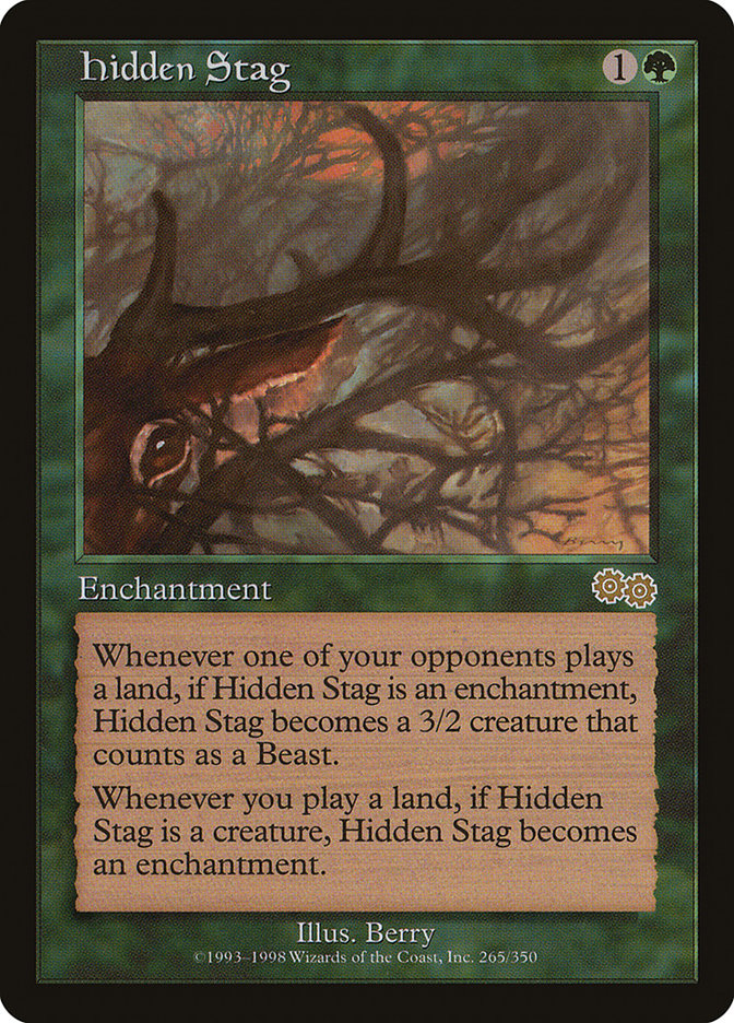 Hidden Stag [Urza's Saga] | Tabernacle Games