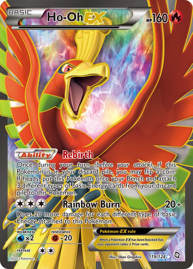 Ho-Oh EX (119/124) [Black & White: Dragons Exalted] | Tabernacle Games