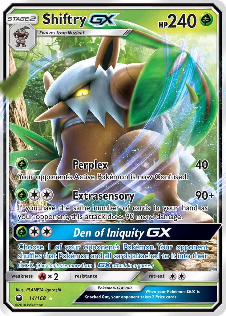 Shiftry GX (14/168) [Sun & Moon: Celestial Storm] | Tabernacle Games