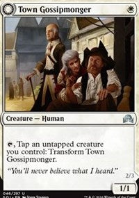 Town Gossipmonger [Shadows over Innistrad] | Tabernacle Games