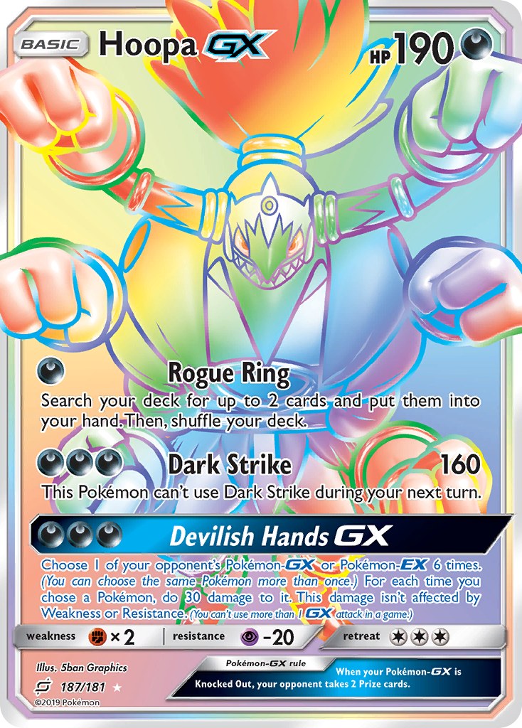 Hoopa GX (187/181) [Sun & Moon: Team Up] | Tabernacle Games