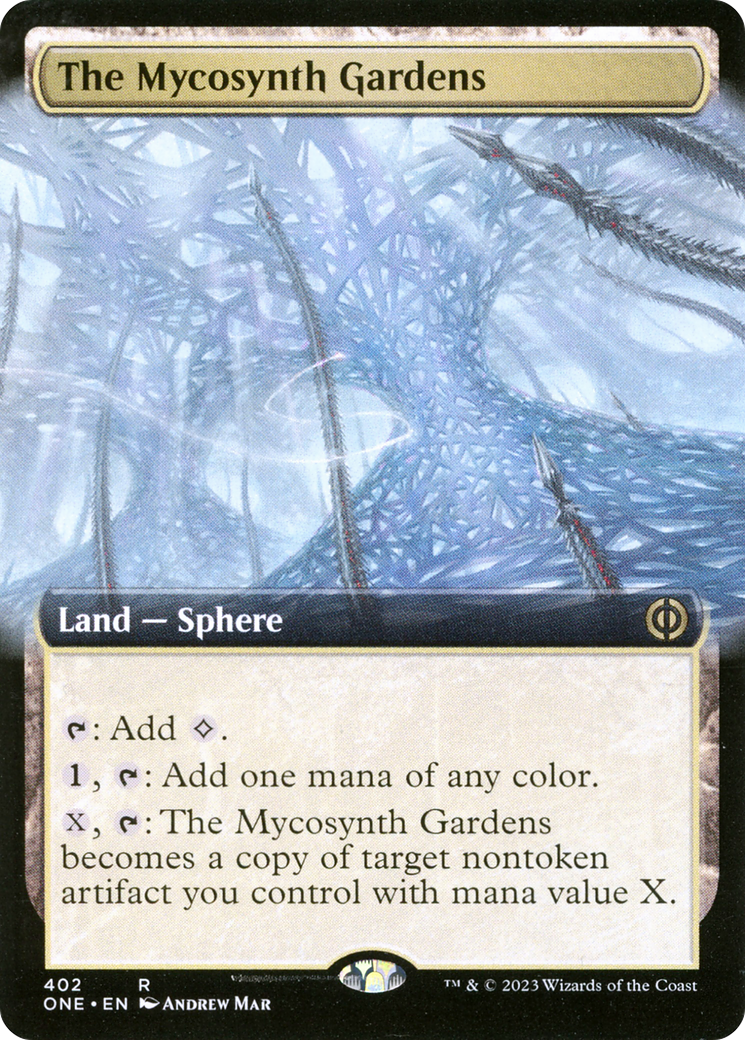 The Mycosynth Gardens (Extended Art) [Phyrexia: All Will Be One] | Tabernacle Games
