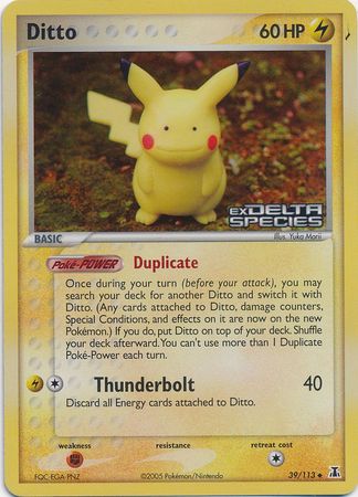 Ditto (39/113) (Stamped) [EX: Delta Species] | Tabernacle Games