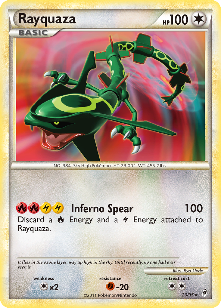 Rayquaza (20/95) [HeartGold & SoulSilver: Call of Legends] | Tabernacle Games