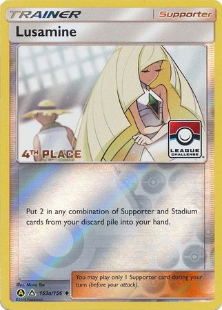 Lusamine (153a/156) (League Challenge Alt Art 4th Place) [Sun & Moon: Ultra Prism] | Tabernacle Games