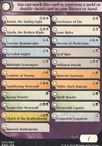 Checklist Card - Eldritch Moon [Eldritch Moon] | Tabernacle Games