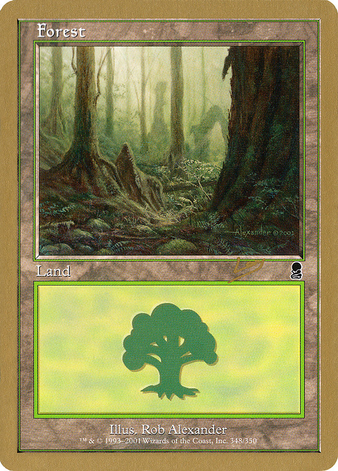 Forest (rl348) (Raphael Levy) [World Championship Decks 2002] | Tabernacle Games