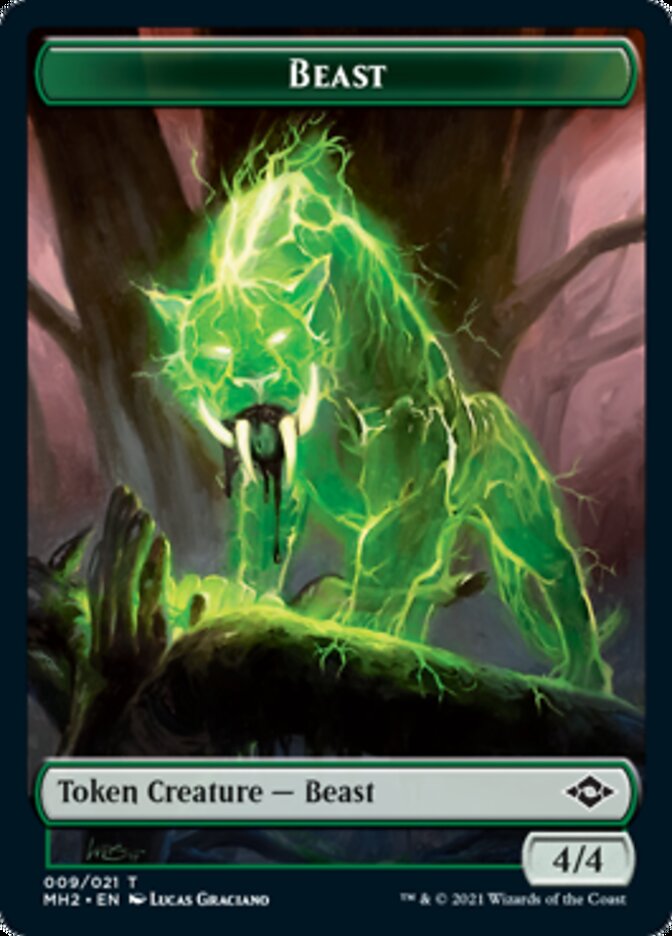 Beast Token [Modern Horizons 2 Tokens] | Tabernacle Games