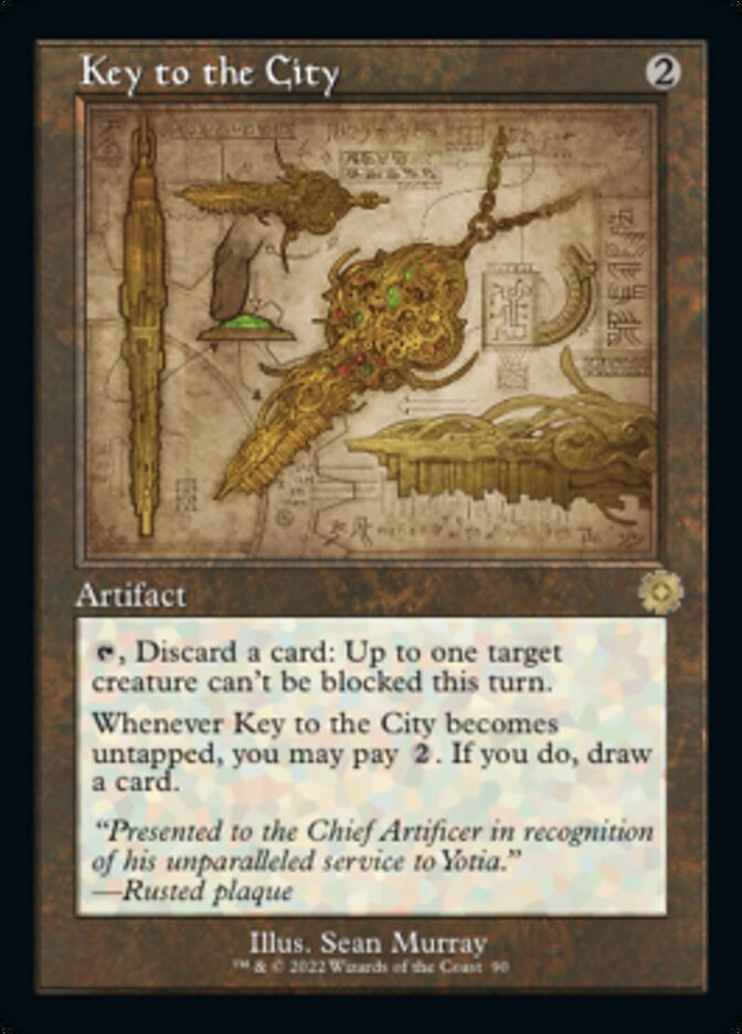 Key to the City (Retro Schematic) [The Brothers' War Retro Artifacts] | Tabernacle Games