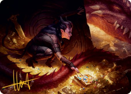 Hoard Robber Art Card (Gold-Stamped Signature) [Dungeons & Dragons: Adventures in the Forgotten Realms Art Series] | Tabernacle Games