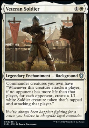 Veteran Soldier [Commander Legends: Battle for Baldur's Gate] | Tabernacle Games