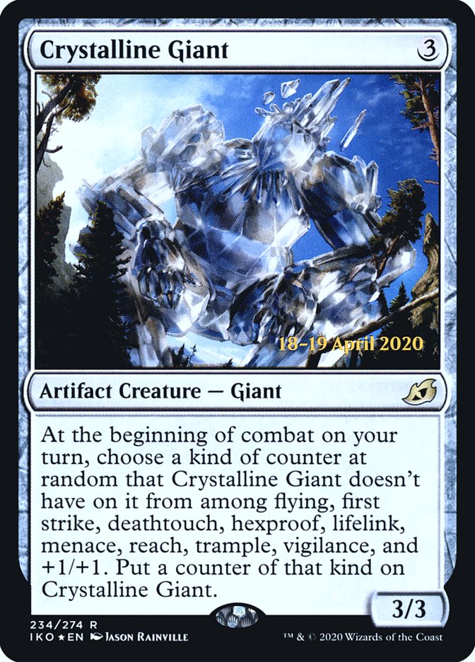 Crystalline Giant  [Ikoria: Lair of Behemoths Prerelease Promos] | Tabernacle Games