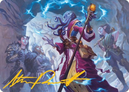 True Polymorph Art Card (Gold-Stamped Signature) [Dungeons & Dragons: Adventures in the Forgotten Realms Art Series] | Tabernacle Games