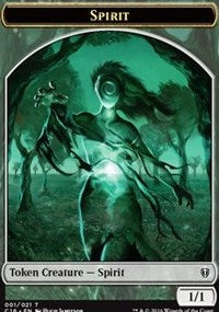 Spirit Double-sided Token [Commander 2016] | Tabernacle Games