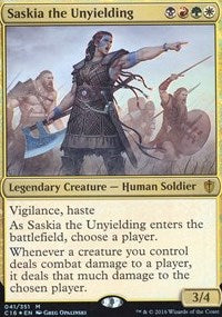 Saskia the Unyielding (Commander 2016) [Oversize Cards] | Tabernacle Games