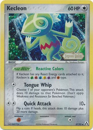 Kecleon (37/92) (Stamped) [EX: Legend Maker] | Tabernacle Games