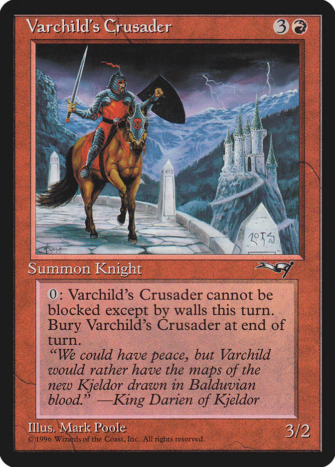 Varchild's Crusader (Brown Horse) [Alliances] | Tabernacle Games