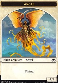 Angel // Saproling Double-sided Token [Planechase Anthology Tokens] | Tabernacle Games