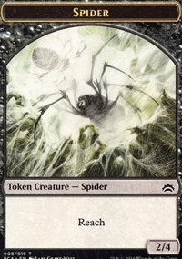 Spider // Saproling Double-sided Token [Planechase Anthology Tokens] | Tabernacle Games