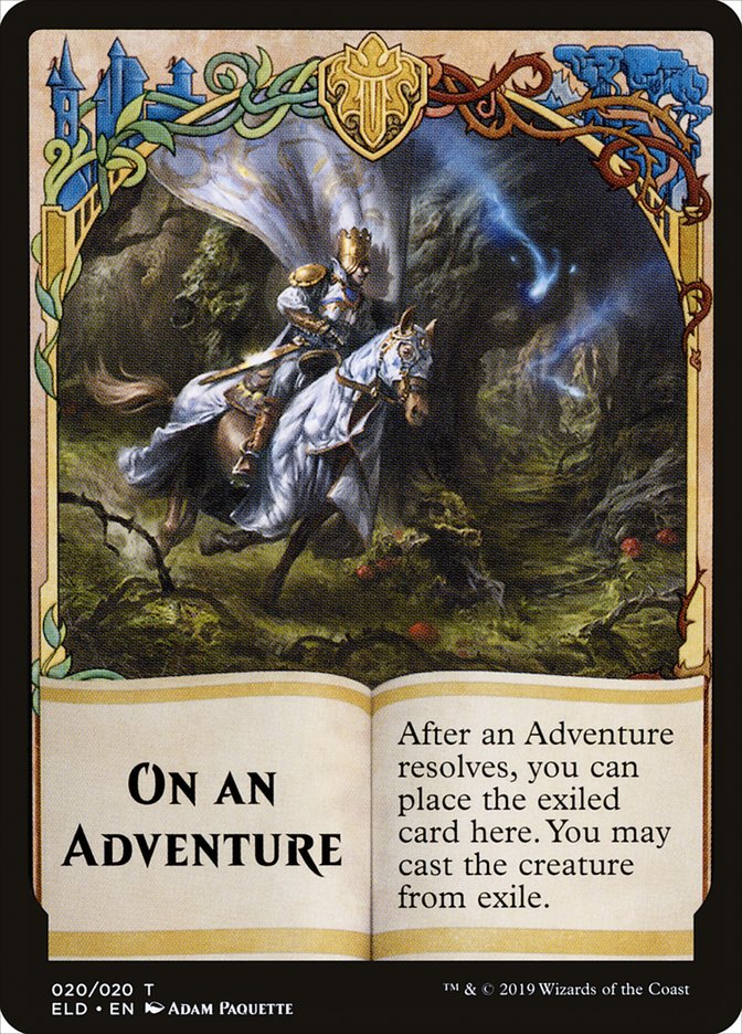 On an Adventure [Throne of Eldraine Tokens] | Tabernacle Games