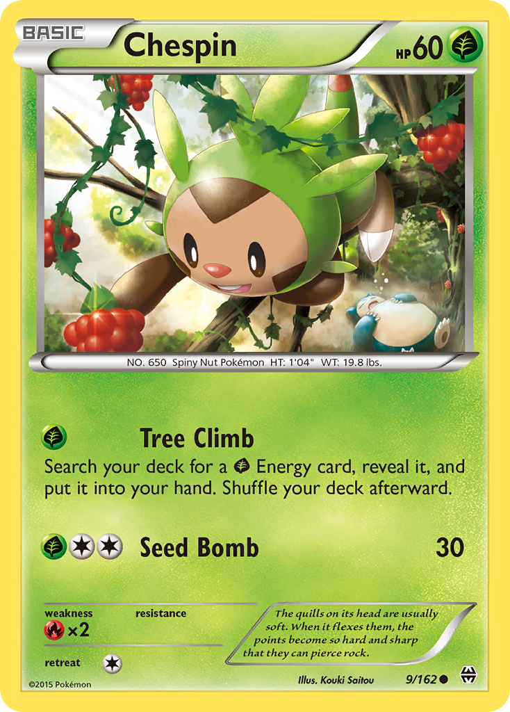 Chespin (9/162) [XY: BREAKthrough] | Tabernacle Games