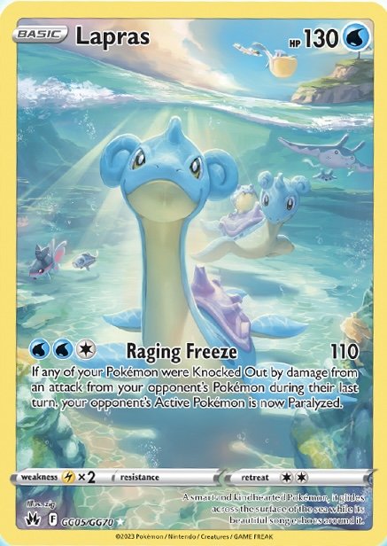 Lapras (GG05/GG70) [Sword & Shield: Crown Zenith] | Tabernacle Games