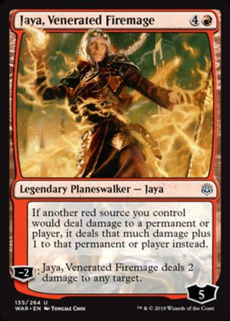 Jaya, Venerated Firemage [War of the Spark] | Tabernacle Games