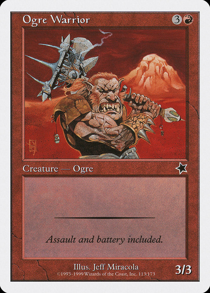 Ogre Warrior [Starter 1999] | Tabernacle Games
