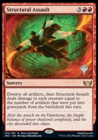 Structural Assault (Promo Pack) [Streets of New Capenna Promos] | Tabernacle Games