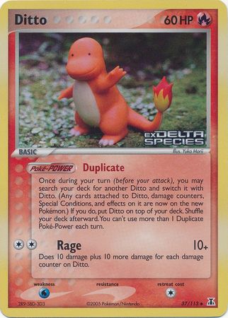 Ditto (37/113) (Stamped) [EX: Delta Species] | Tabernacle Games