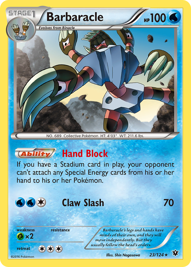 Barbaracle (23/124) [XY: Fates Collide] | Tabernacle Games