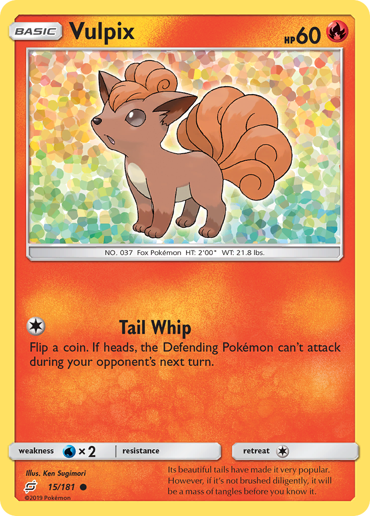 Vulpix (15/181) [Sun & Moon: Team Up] | Tabernacle Games