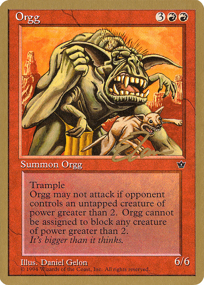 Orgg (Eric Tam) [Pro Tour Collector Set] | Tabernacle Games