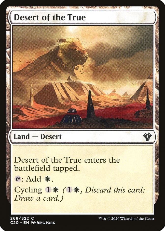 Desert of the True [Commander 2020] | Tabernacle Games