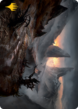 Haunted Ridge Art Card (Gold-Stamped Signature) [Innistrad: Midnight Hunt Art Series] | Tabernacle Games