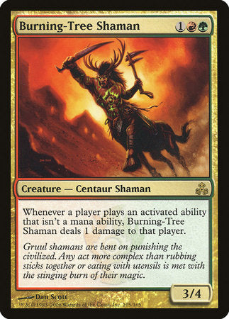 Burning-Tree Shaman [Guildpact] | Tabernacle Games