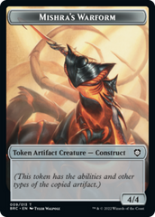 Mishra's Warform // Inkling Double-Sided Token [The Brothers' War Commander Tokens] | Tabernacle Games