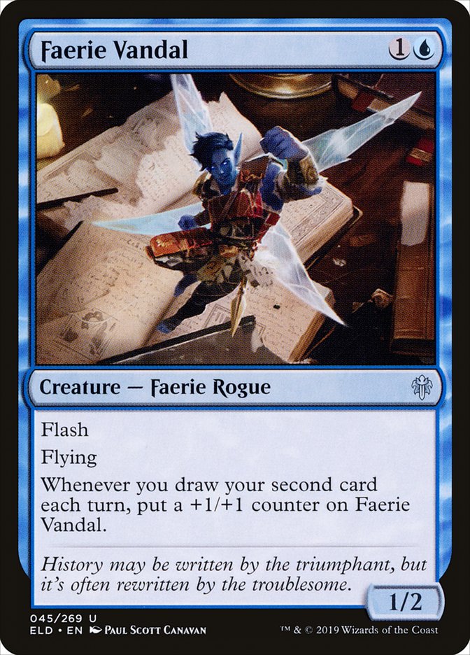 Faerie Vandal [Throne of Eldraine] | Tabernacle Games