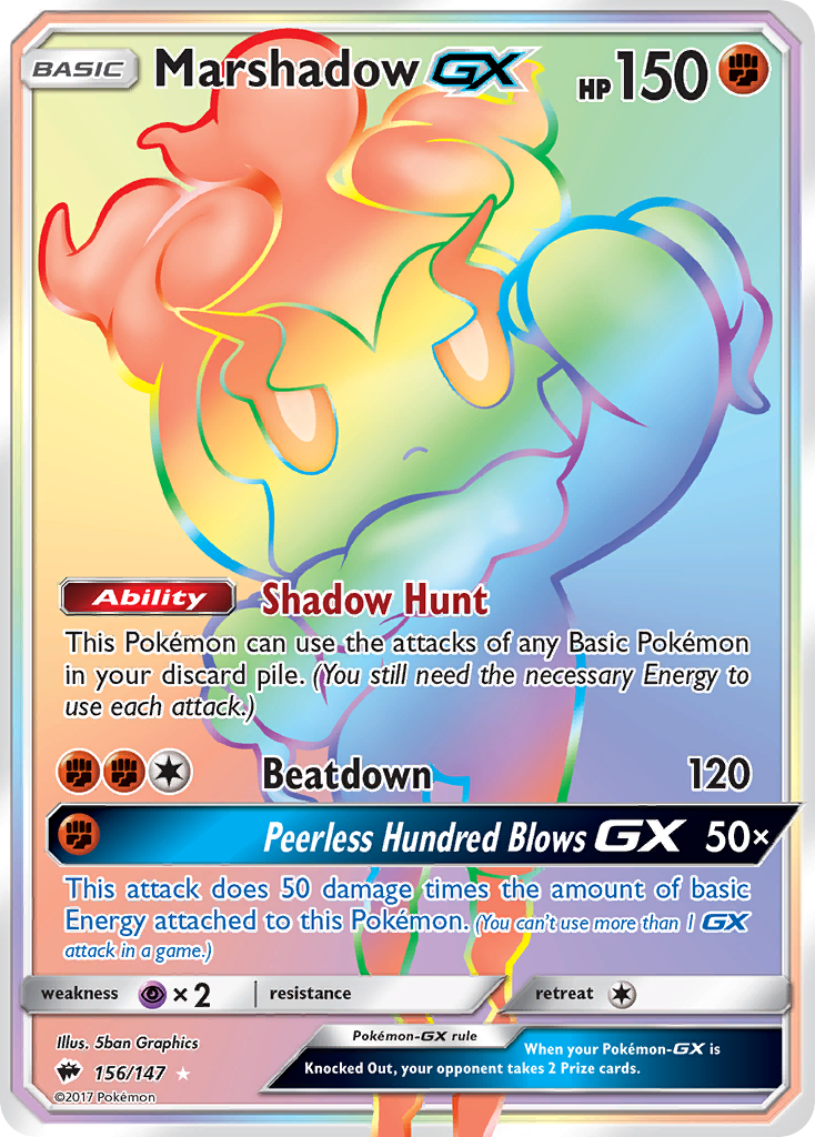 Marshadow GX (156/147) [Sun & Moon: Burning Shadows] | Tabernacle Games