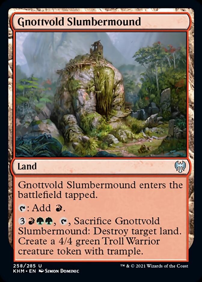 Gnottvold Slumbermound [Kaldheim] | Tabernacle Games