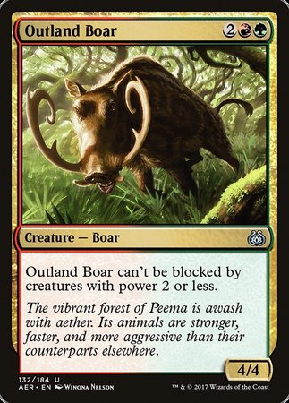 Outland Boar [Aether Revolt] | Tabernacle Games